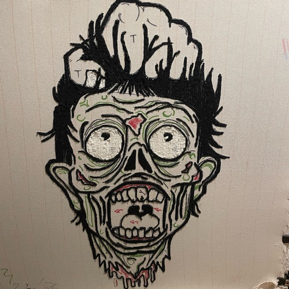 Handmade Zombie Rug - Picture 3 of 6